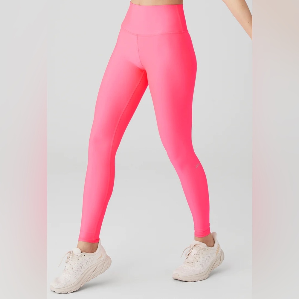 High waist airlift legging neon pink